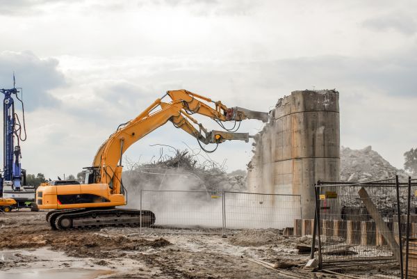 Silo Demolition in West Chester
